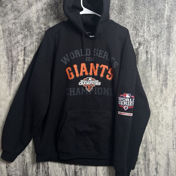 2012 World Series Champions San‎ Francisco Giants Hoodie size XL Black - Picture 5 of 8